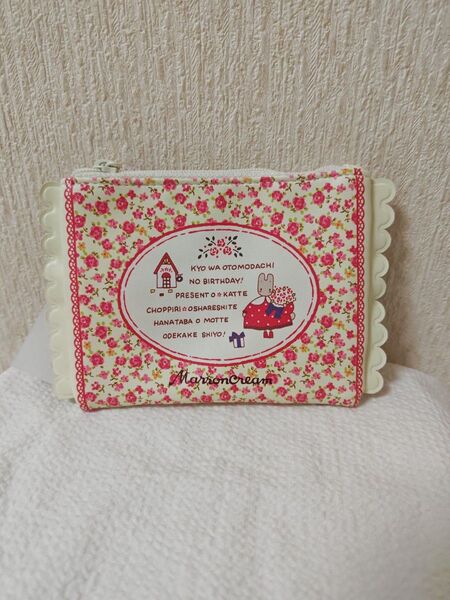 新品☆マロンクリーム☆レトロ可愛い☆ティッシュポーチ