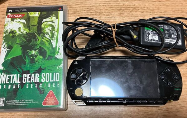 PSP-1000 本体 ソフト 充電器 マイクロSD4GB付き セット