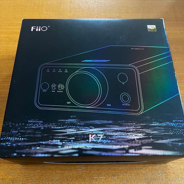 FiiO K7(ブラック)美品 保証あり 美品 DAC内蔵 ヘッドフォンアンプ おまけ付き
