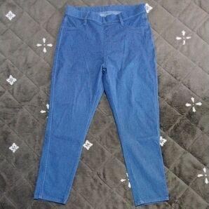 無印良品 レギンスパンツ デニムブルー