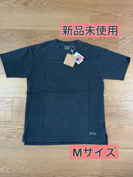 新品未使用 GOODWEAR 後染め フットボールTシャツ