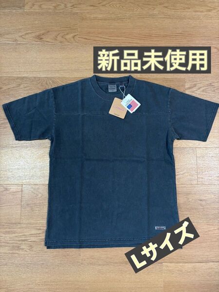 新品未使用 GOODWEAR 後染め フットボールTシャツ