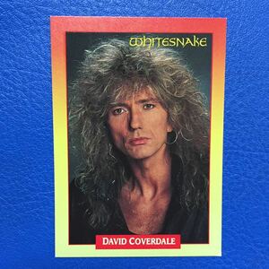 ホワイトスネイク Whitesnake トレカ 新品 デイヴィッド・カヴァデール DAVID COVERDALE ディープパープル Deep Purple