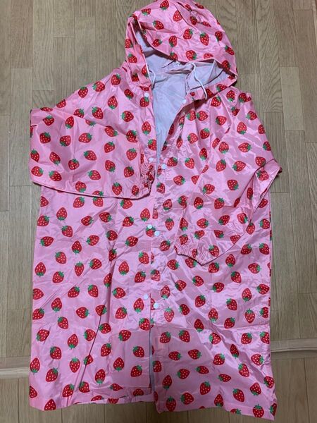 子供用カッパ(キッズLsize)女の子用レインコート 雨具