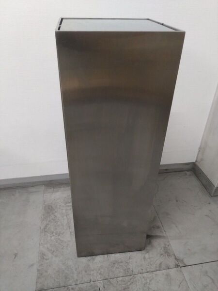 中古 ステンレス ゴミ箱 ダストボックス スイング式
