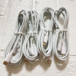 USB C ケーブル 2m 4本 ホワイト