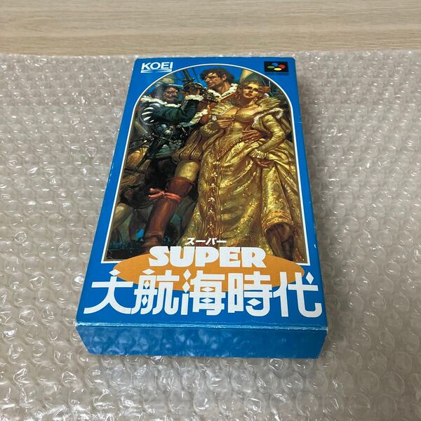 SFC【レアソフト】スーパー大航海時代 スーパーファミコン スーファミ 箱説ハガキ付き