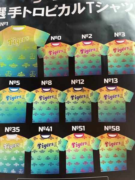 阪神タイガース シークレット トロピカルTシャツ 岩崎優選手