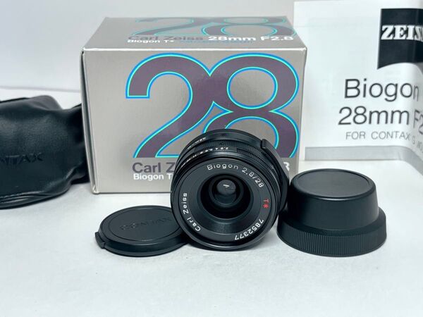 ブラック 極上品 CONTAX Carl Zeiss Biogon T G 28mm F2.8
