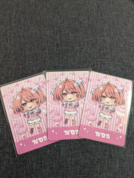 【3枚】 カラフルピーチ ぷぴぱ のあ のあさん シェアハウス デフォ SD トレカ