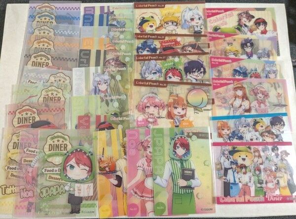 【32枚】 カラフルピーチ ダイナー クリアカード コンプリート コンプ