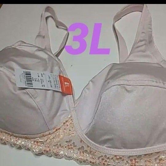 残り僅か!好評リピート品!3L*リラックスブラジャー ローズマダム 妊娠初期 ~授乳期