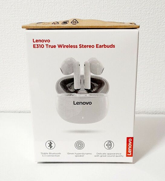 新品 Lenovo レノボ E310トゥルー ワイヤレス ステレオ イヤホン購入日 2025年2月定価4980円