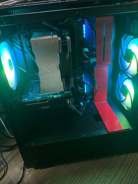 自作ゲーミングPC Core i5-10400F GTX1660 SUPER Win11 NVMe 512G メモリ16G 虎徹