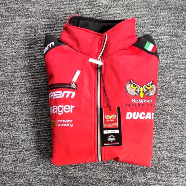 DUCATI Be Wiser 公式ソフトシェルジャケット XL ユーロサイズなので、日本の2XL相当です。