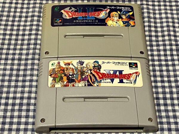 SFC スーパーファミコン ドラゴンクエストI.II ドラゴンクエストVI 2本 セット ソフトのみ