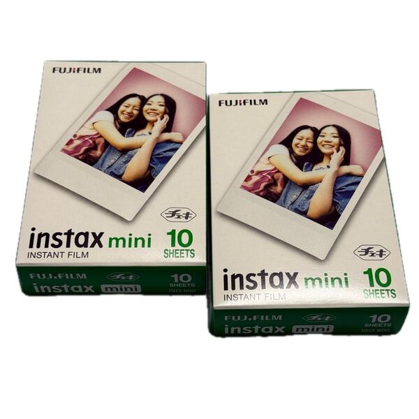 instax mini チェキ インスタントフィルム 20枚(10枚×2)使用期限2027年4月