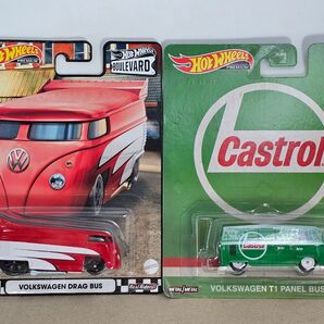 ホットウィール Boulevard Volkswagen Drag Bus 他 2台セット