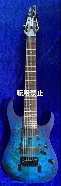 【Ibanez 】RG8PB EMG808 8弦ギター