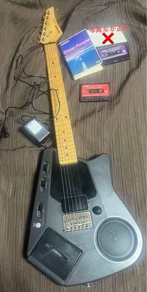 CASIO EG-5・カセットレコーダー付きエレキギター