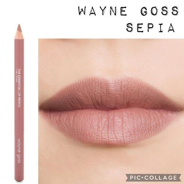 ■Sepia■リップペンシル■Wayne Goss■ウェインゴス 海外コスメ リップライナー