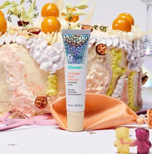 【birthday】Balm Dotcom★glossier★グロッシアー リップバーム マルチバーム ※箱潰れあり