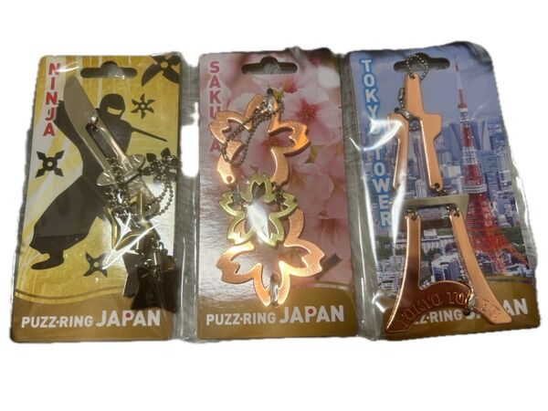 パズリングジャパン サクラ 忍者 東京タワー キーホルダー