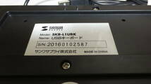 l【中古動作品】サンワサプライ SANWA SUPPLY USBキーボード SKB-L1UBK_画像5