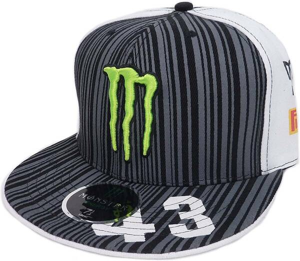 DC SHOE MONSTER ENERGY モンスターエナジー ロゴストライプデザイン ベースボール キャップ (7 1/4 約58cm) [並行輸入品]