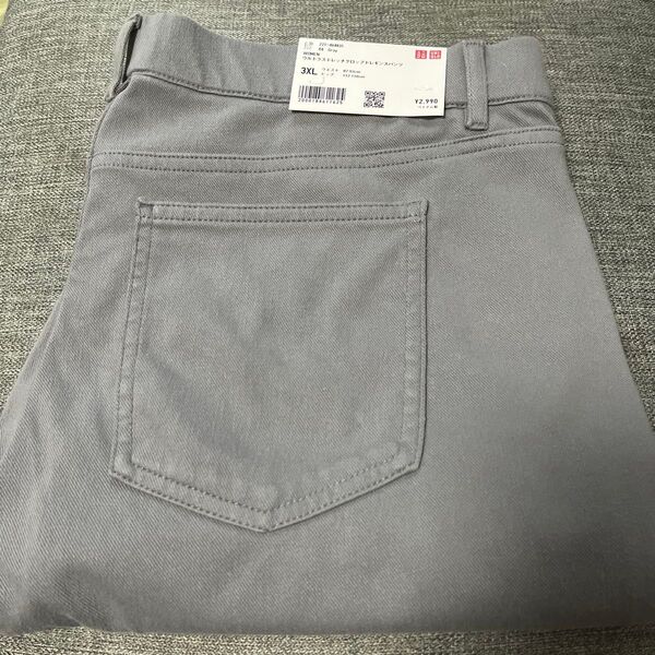 ☆ユニクロ ウルトラストレッチクロップドレギンスパンツ ・グレー 3XL☆