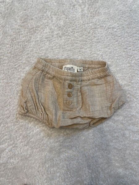 popelin 12-18m(80) ベージュブルマ ショートパンツ ショーツ