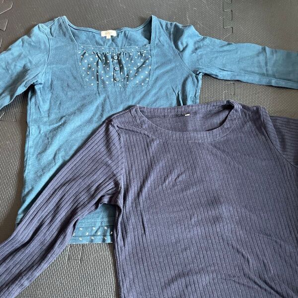 長袖Tシャツ+七分袖Tシャツ