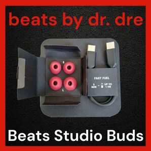 Beats Studio Buds レッド イヤーピース USBケーブル