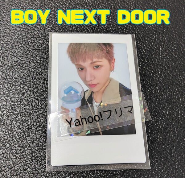 BOYNEXTDOOR リウ インスタントフォトカード トレカ KNOCK ON ENCORE JAPAN アンコン チェキ