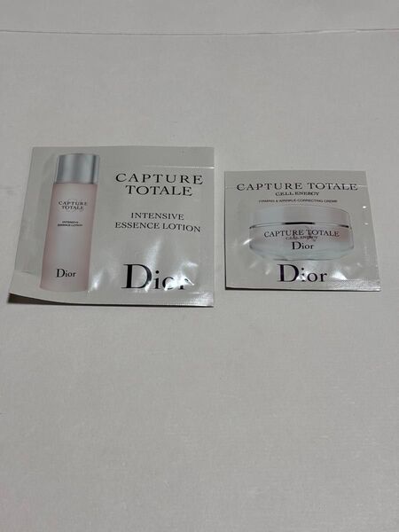 サンプル! Dior ディオール カプチュールインテンシブエッセンスローション&トータルセルENGYクリーム コスメ