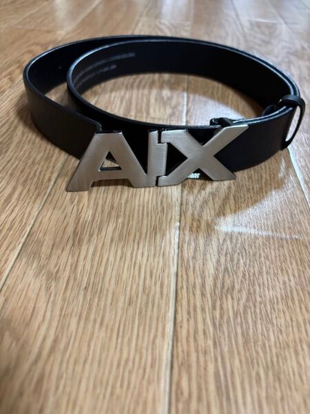 ARMANI EXCHANGE レザーベルト 本革 ブラック