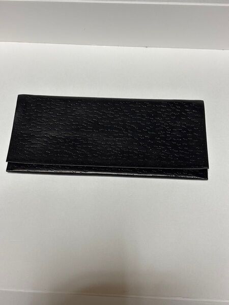AJIOKA D'ARGENT 長財布 札入れ ブラック 薄型 アジオカダルジャン フラット財布 二つ折り長財布
