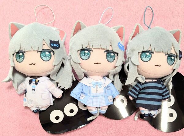 Nachoneko なちょねこ マスコット ぬいぐるみ 3種 セット なちょぬい