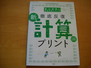 「山英男の徹底反復シリーズ 徹底反復 新計算プリント 小学校全学年」3P記入あり