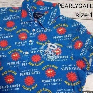 PEARLY GATES 半袖 M サイズ1 レディース シャツ 春夏 ゴルフシャツ パーリーゲイツ