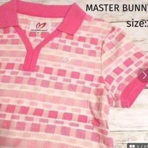 MASTER BUNNY 半袖 サイズ2 L ポロシャツ マスターバニーエディション レディースゴルフ