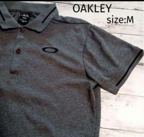 OAKLEY ポロシャツ M メンズ 半袖 ゴルフウェア オークリー