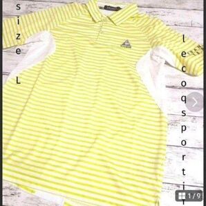 ルコックゴルフ 半袖 L ポロシャツ メンズ 春夏 lecoqgolf