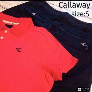 キャロウェイ S ゴルフ ポロシャツ スカート 上下 Callaway