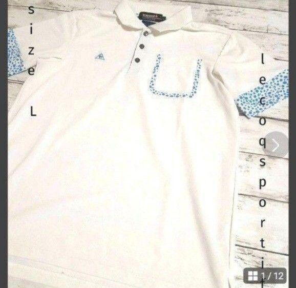 le coq golf 半袖 L メンズ ポロシャツ ゴルフ ルコックゴルフ
