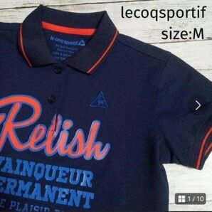 lecoqsportif 半袖 M ポロシャツ 春夏 レディース ルコックゴルフ