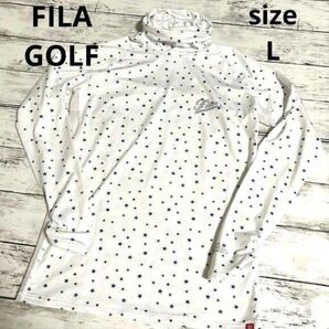 FILAGOLF ハイネック L 長袖シャツ ストレッチ メッシュ フィラゴルフ