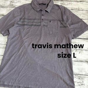 トラヴィスマシュー 半袖 L ポロシャツ US travis mathew