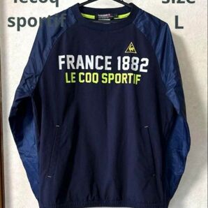 ルコックゴルフ L プルオーバー 長袖 クルーネック ゴルフシャツ ピステ