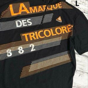 ルコックゴルフ ハーフジップ L メンズ モックネック 半袖 lecoqgolf